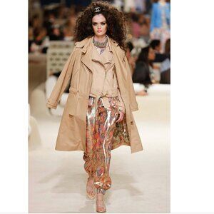 Chanel Lambskin Leather Trench 38 FR